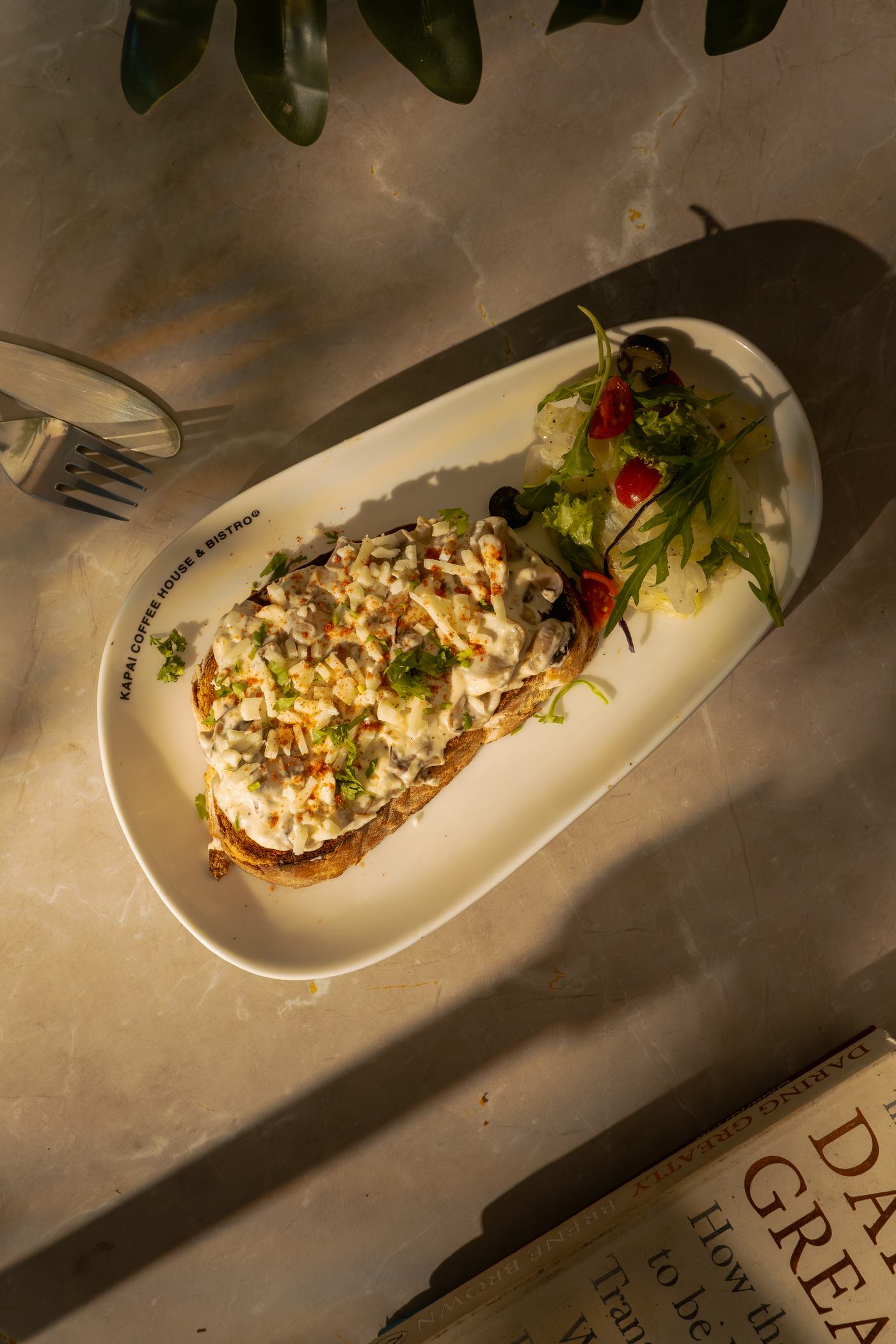 Baked Chicken Cheese Toastie