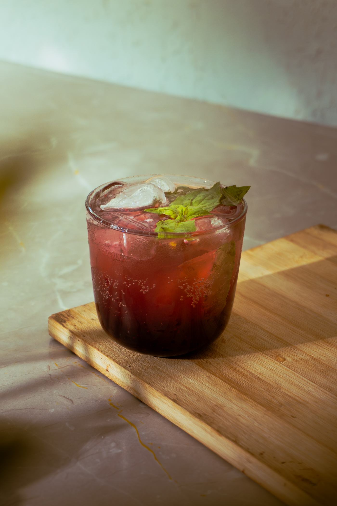 Berry basil smash