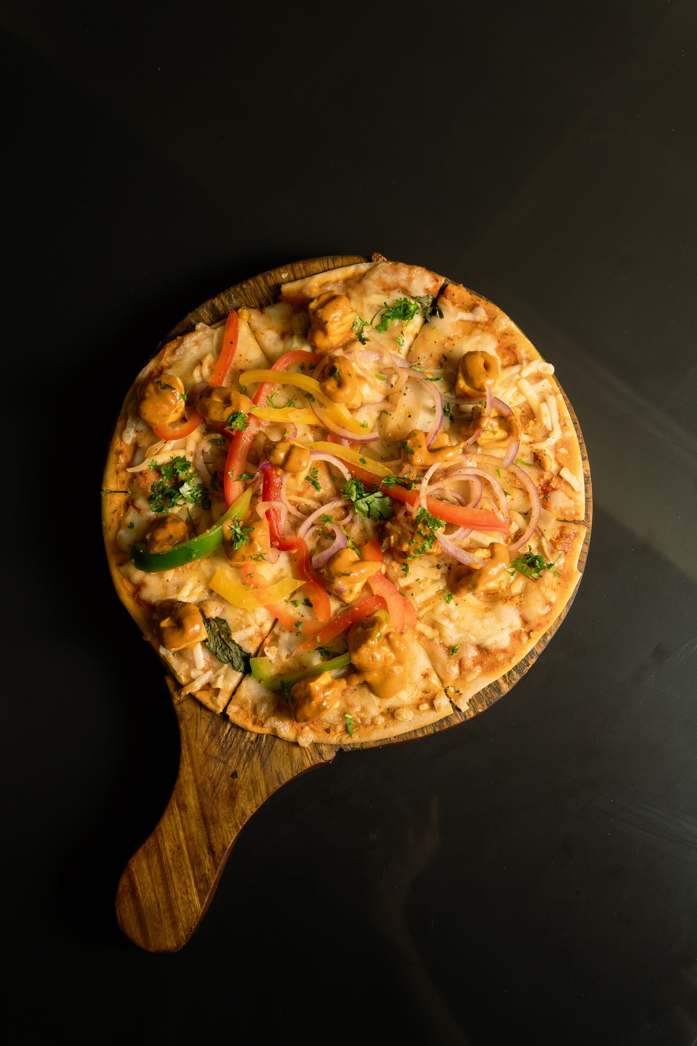 Butter Chicken Pizza