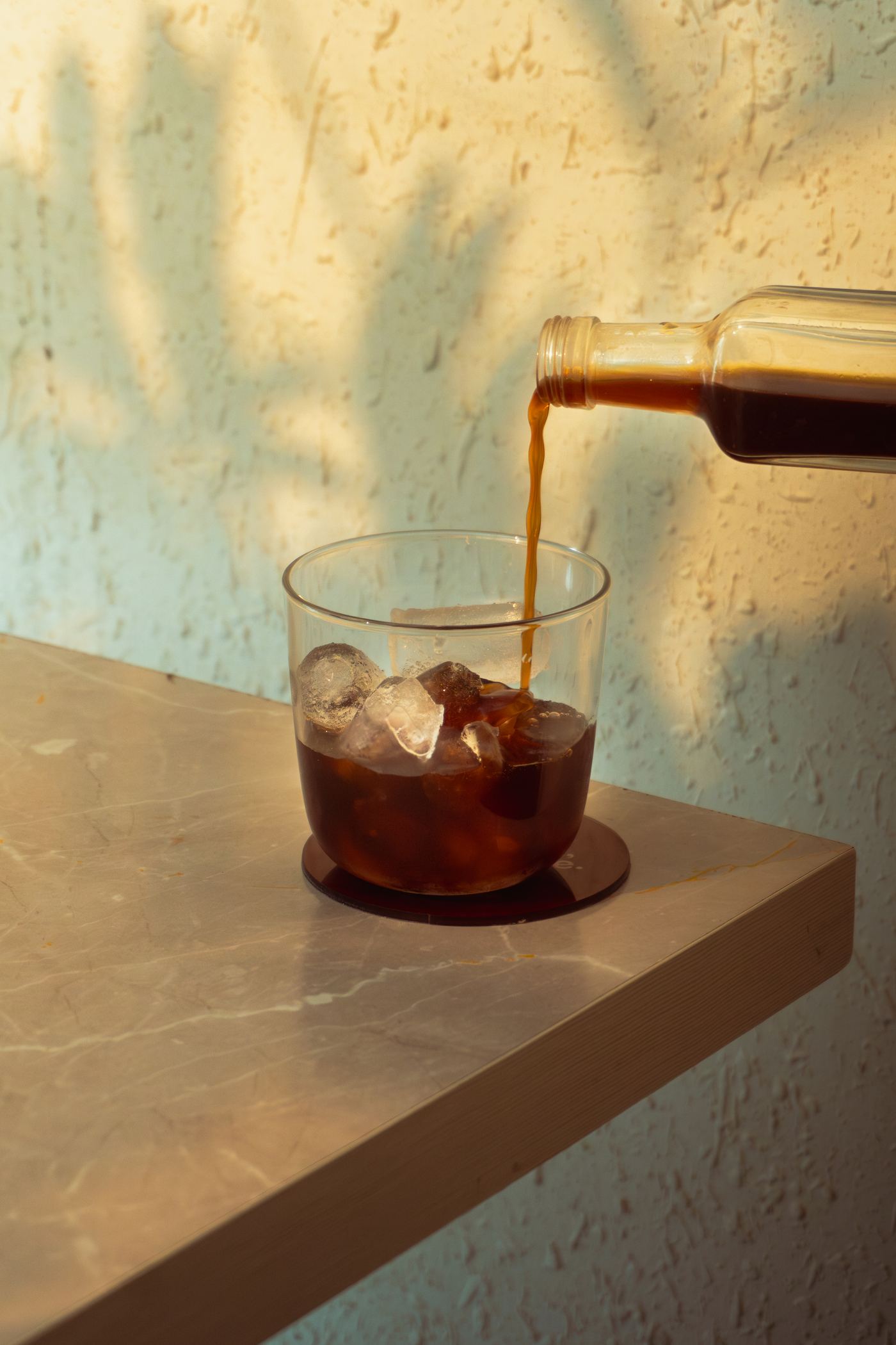 Cold brew on ice