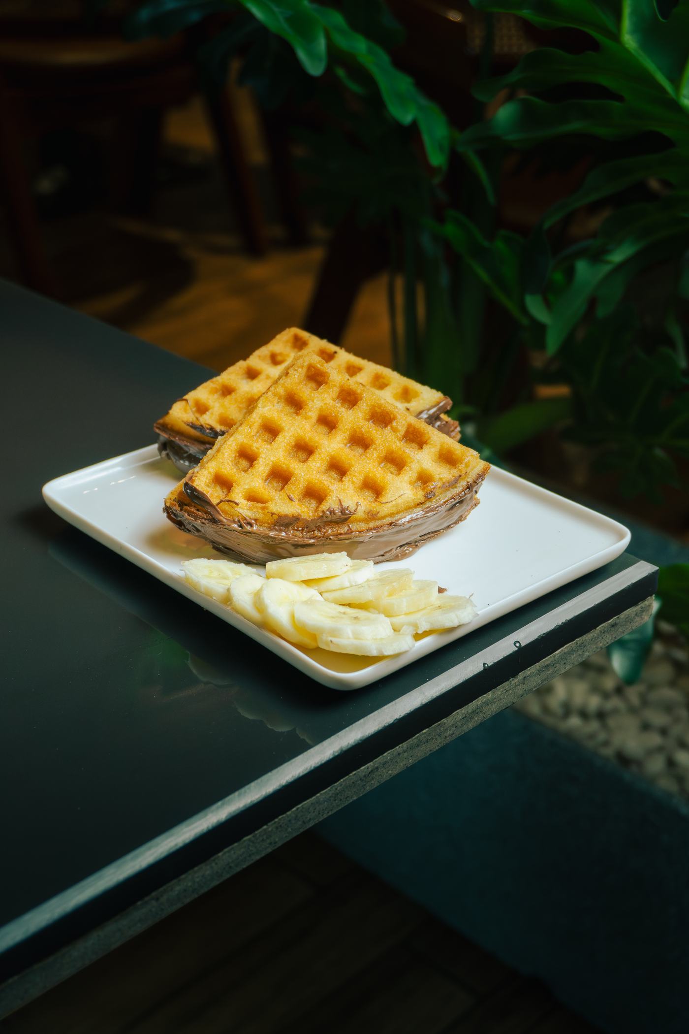 Nutella Banana Waffle